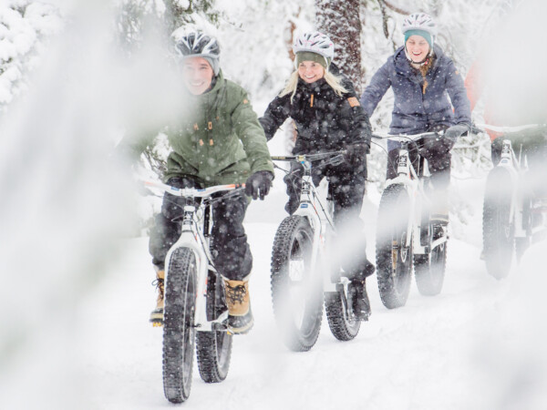 Winter Fatbiking in Ivalo
