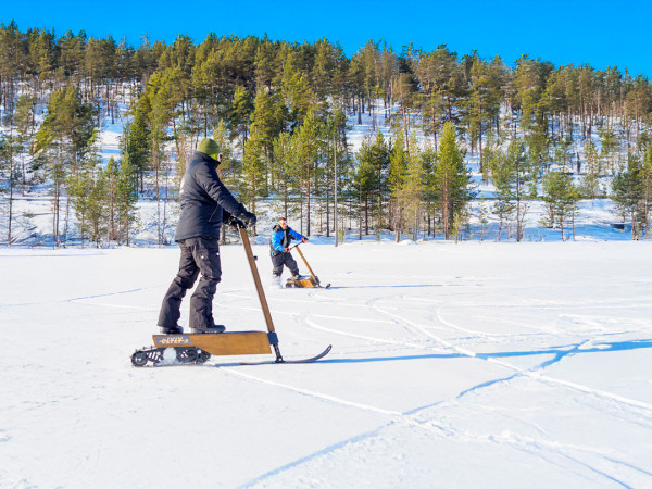 Electric Snow Scooter Ride & Ice Karting