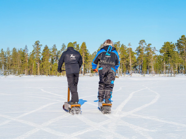 Electric Snow Scooter Tour in Rahajärvi