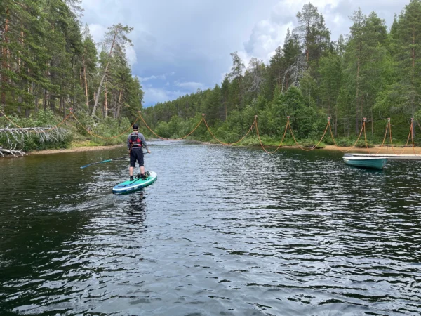 Lemmenjoki SUP & Packraft Tour