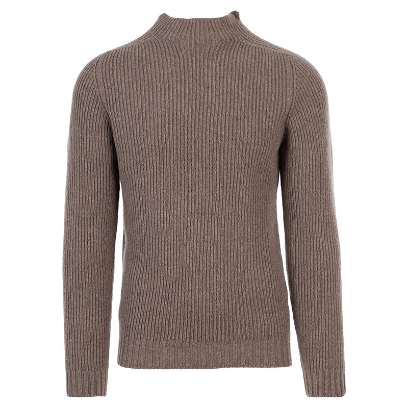 North-Outdoor-KAARNA-Merino-Sweater—Men’s—StoneBrown