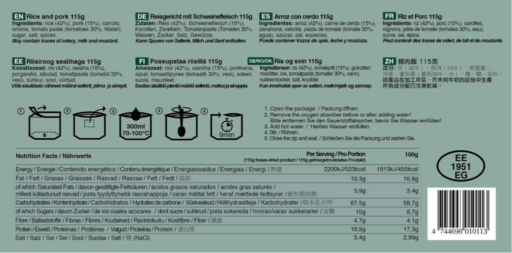 Rice and Pork 115g2