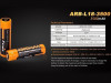 Fenix ARB-L18-3500U USB Rechargeable 18650 Battery-3