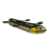Anfibio Rebel Duo Packraft - Yellow with TubeBags (Front)