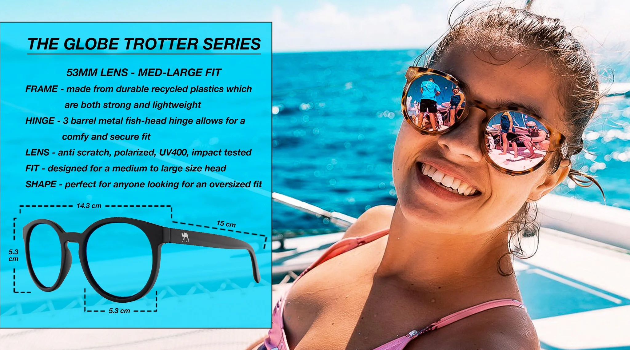 Humps Optics Globe Trotter Series Sunglasses - Xwander